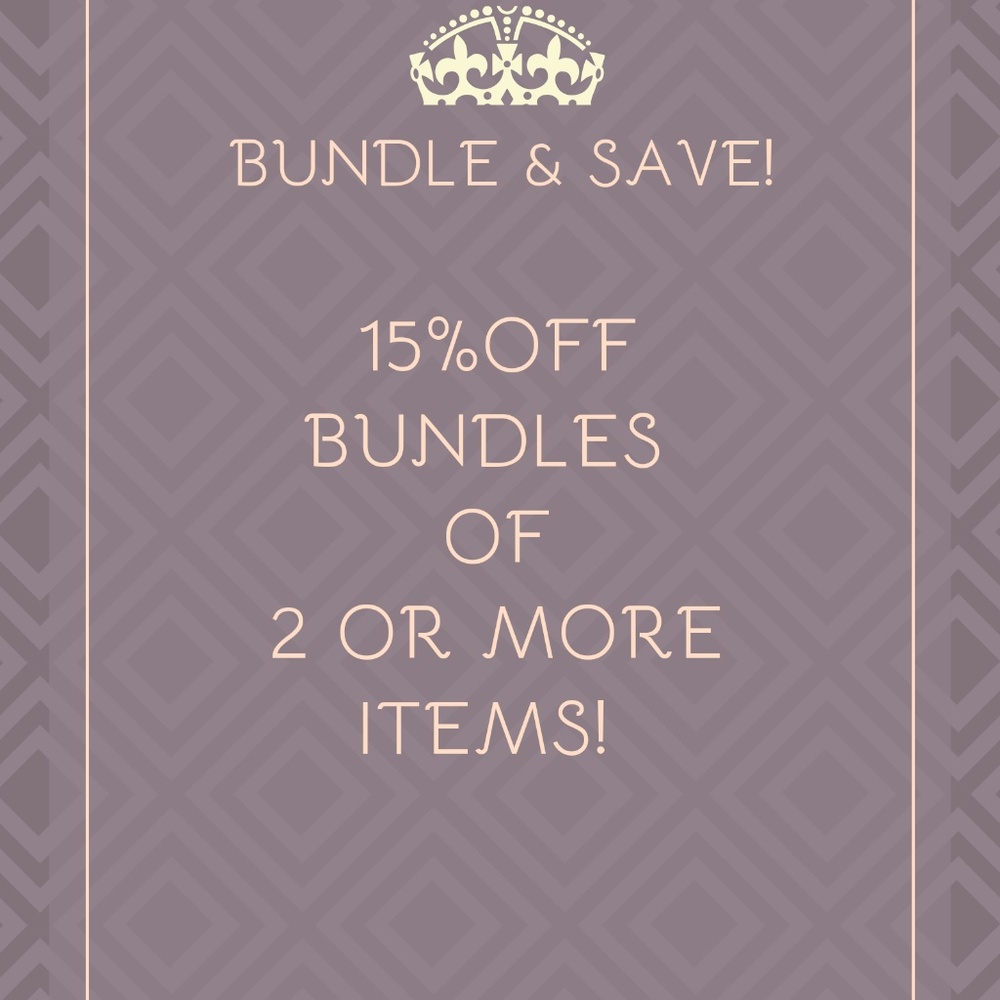 Get 15% off when you purchase 2+ itema!